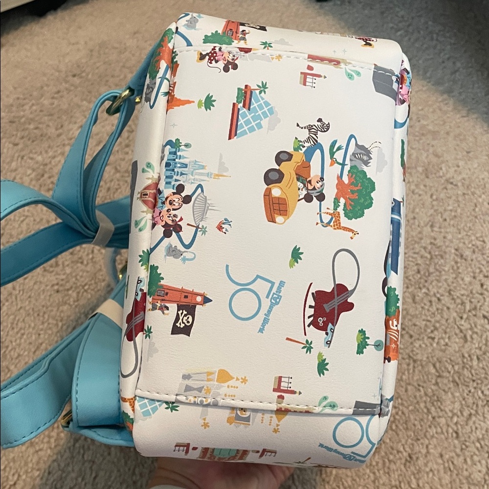 NWT Hot Topic Walt Disney World 50 Loungefly mini backpack - Picture 7 of 9